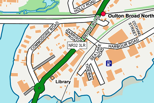 NR32 3LR map - OS OpenMap – Local (Ordnance Survey)