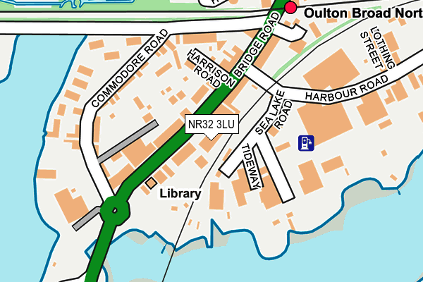 NR32 3LU map - OS OpenMap – Local (Ordnance Survey)