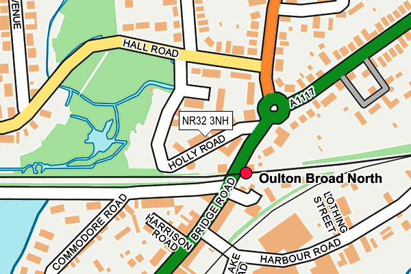 NR32 3NH map - OS OpenMap – Local (Ordnance Survey)
