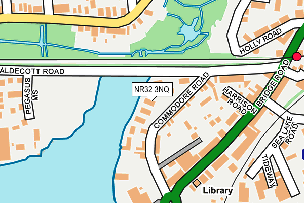 NR32 3NQ map - OS OpenMap – Local (Ordnance Survey)