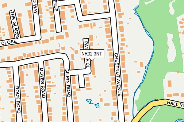 NR32 3NT map - OS OpenMap – Local (Ordnance Survey)