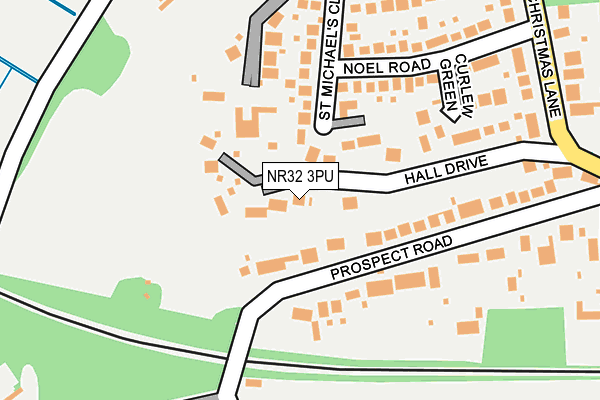 NR32 3PU map - OS OpenMap – Local (Ordnance Survey)