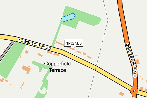NR32 5BS map - OS OpenMap – Local (Ordnance Survey)