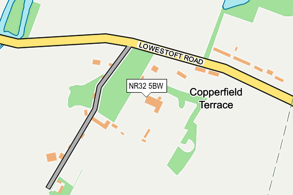 NR32 5BW map - OS OpenMap – Local (Ordnance Survey)