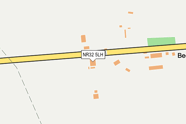 NR32 5LH map - OS OpenMap – Local (Ordnance Survey)