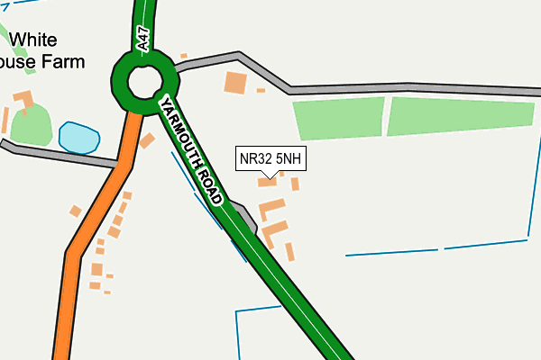 NR32 5NH map - OS OpenMap – Local (Ordnance Survey)