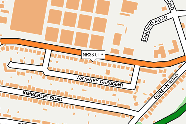 NR33 0TP map - OS OpenMap – Local (Ordnance Survey)
