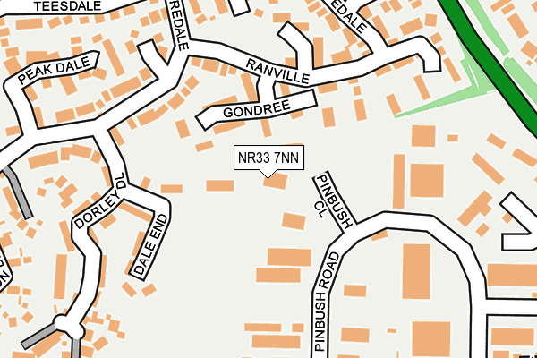 NR33 7NN map - OS OpenMap – Local (Ordnance Survey)