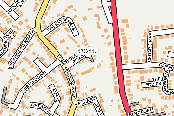 NR33 9NL map - OS OpenMap – Local (Ordnance Survey)