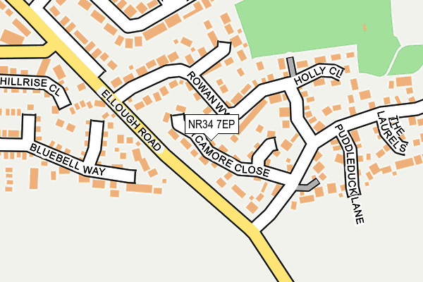 NR34 7EP map - OS OpenMap – Local (Ordnance Survey)