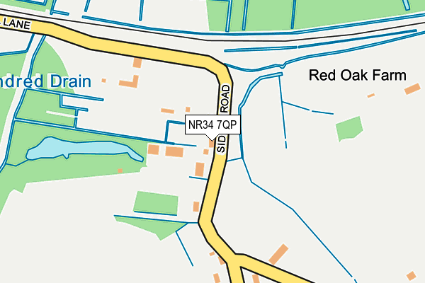 NR34 7QP map - OS OpenMap – Local (Ordnance Survey)