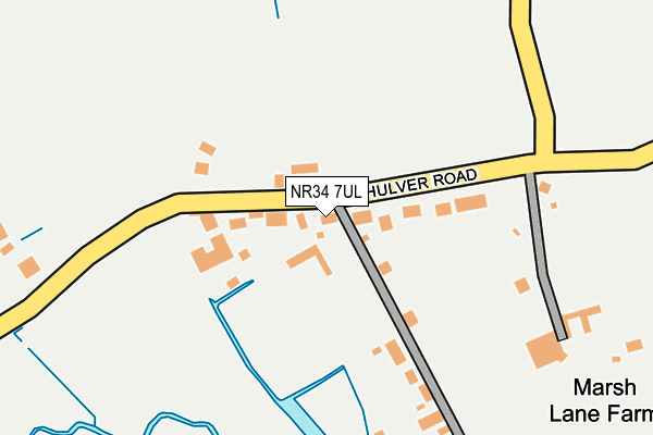 NR34 7UL map - OS OpenMap – Local (Ordnance Survey)