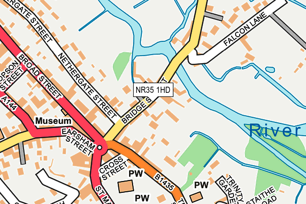 NR35 1HD map - OS OpenMap – Local (Ordnance Survey)