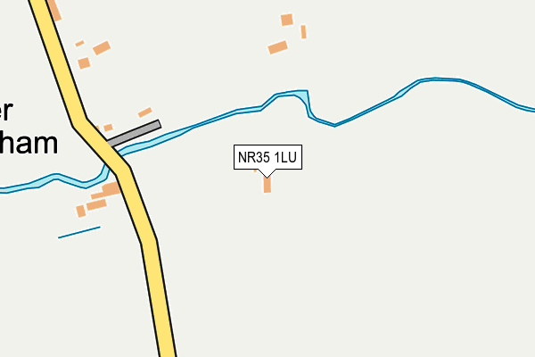 NR35 1LU map - OS OpenMap – Local (Ordnance Survey)