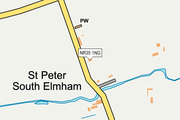 NR35 1NG map - OS OpenMap – Local (Ordnance Survey)