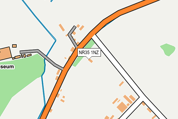 NR35 1NZ map - OS OpenMap – Local (Ordnance Survey)