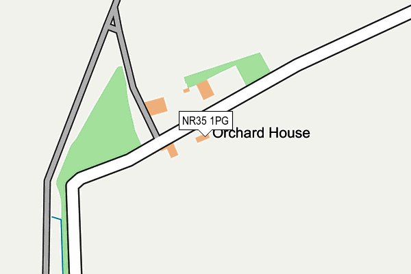 NR35 1PG map - OS OpenMap – Local (Ordnance Survey)