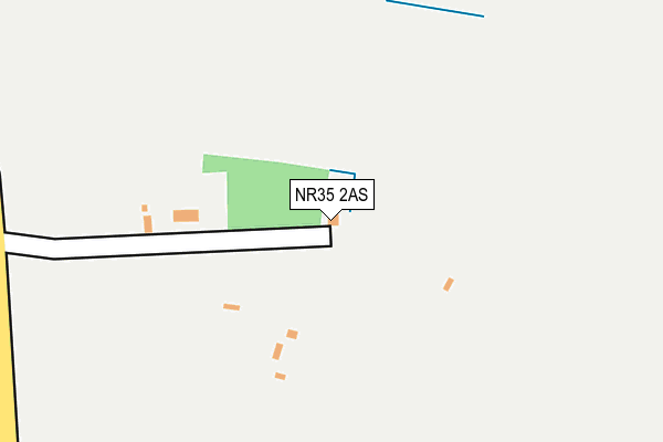 NR35 2AS map - OS OpenMap – Local (Ordnance Survey)