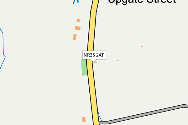 NR35 2AT map - OS OpenMap – Local (Ordnance Survey)