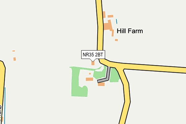 NR35 2BT map - OS OpenMap – Local (Ordnance Survey)