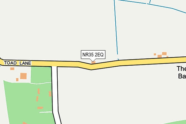 NR35 2EQ map - OS OpenMap – Local (Ordnance Survey)