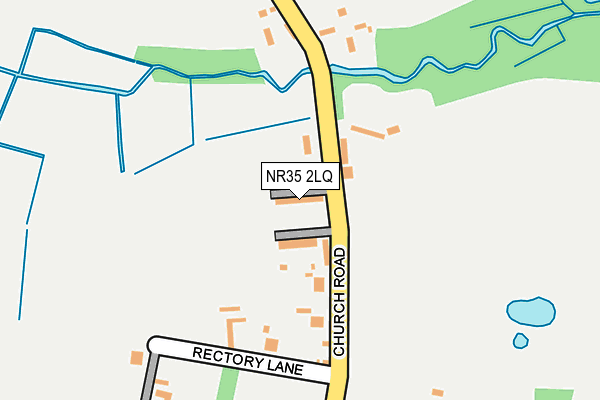 NR35 2LQ map - OS OpenMap – Local (Ordnance Survey)