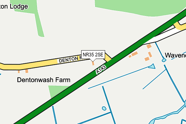 NR35 2SE map - OS OpenMap – Local (Ordnance Survey)