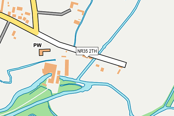 NR35 2TH map - OS OpenMap – Local (Ordnance Survey)