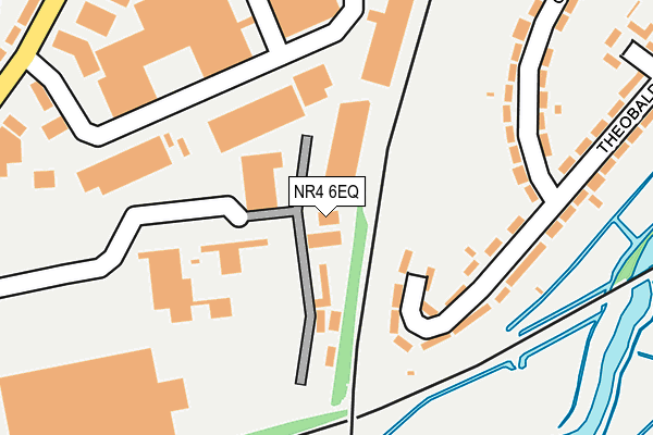 NR4 6EQ map - OS OpenMap – Local (Ordnance Survey)