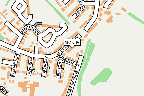 NR4 6HA map - OS OpenMap – Local (Ordnance Survey)