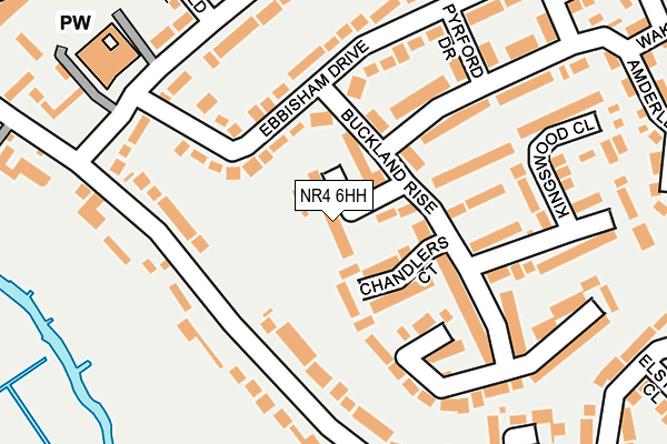 NR4 6HH map - OS OpenMap – Local (Ordnance Survey)