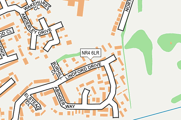NR4 6LR map - OS OpenMap – Local (Ordnance Survey)
