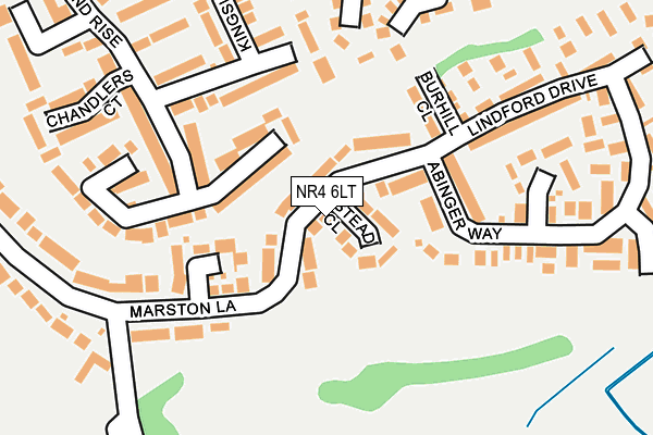 NR4 6LT map - OS OpenMap – Local (Ordnance Survey)