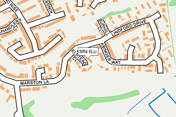 NR4 6LU map - OS OpenMap – Local (Ordnance Survey)