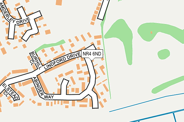 NR4 6ND map - OS OpenMap – Local (Ordnance Survey)