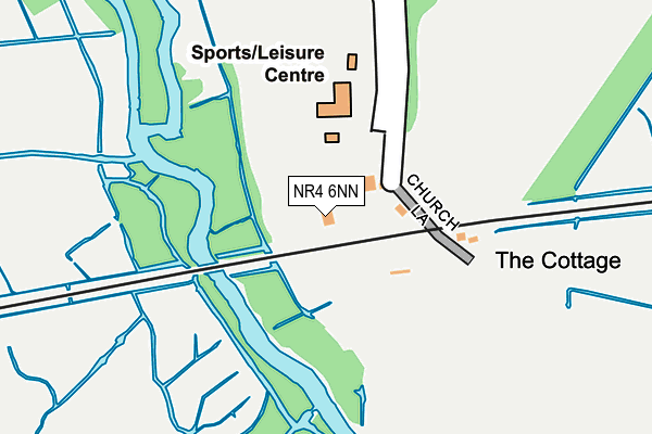 NR4 6NN map - OS OpenMap – Local (Ordnance Survey)