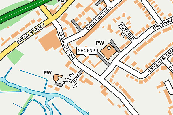 NR4 6NP map - OS OpenMap – Local (Ordnance Survey)