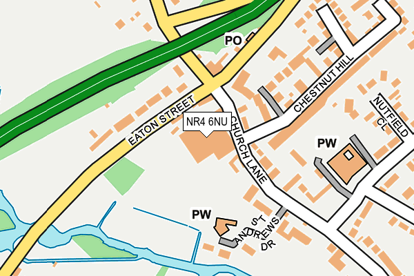 NR4 6NU map - OS OpenMap – Local (Ordnance Survey)