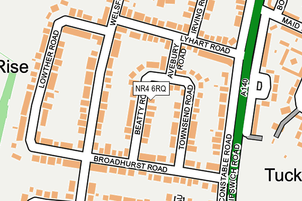 NR4 6RQ map - OS OpenMap – Local (Ordnance Survey)