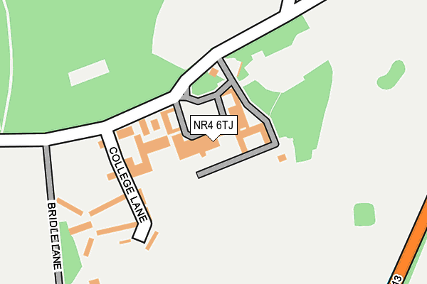 NR4 6TJ map - OS OpenMap – Local (Ordnance Survey)