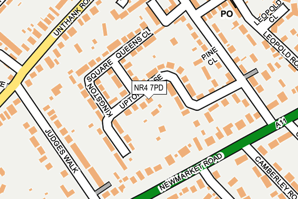 NR4 7PD map - OS OpenMap – Local (Ordnance Survey)