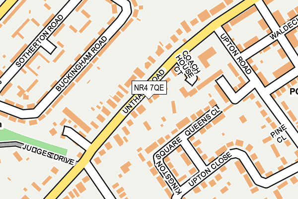 NR4 7QE map - OS OpenMap – Local (Ordnance Survey)