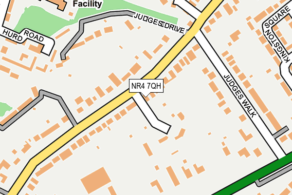 NR4 7QH map - OS OpenMap – Local (Ordnance Survey)