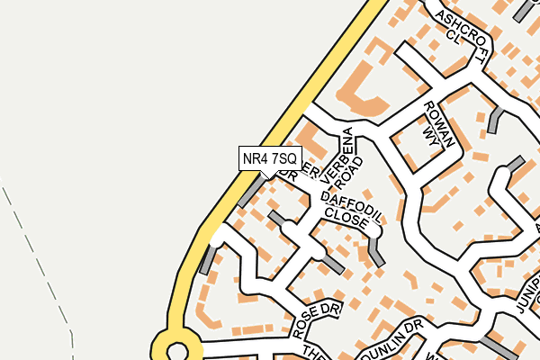 NR4 7SQ map - OS OpenMap – Local (Ordnance Survey)