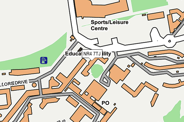 Map of DOBSON DANBY LTD at local scale