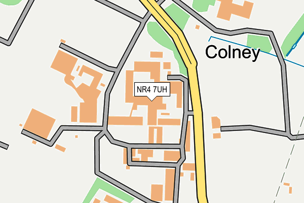 NR4 7UH map - OS OpenMap – Local (Ordnance Survey)