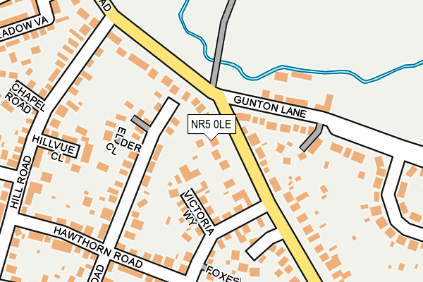 NR5 0LE map - OS OpenMap – Local (Ordnance Survey)