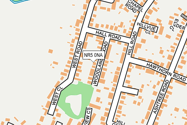 NR5 0NA map - OS OpenMap – Local (Ordnance Survey)