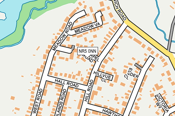 NR5 0NN map - OS OpenMap – Local (Ordnance Survey)