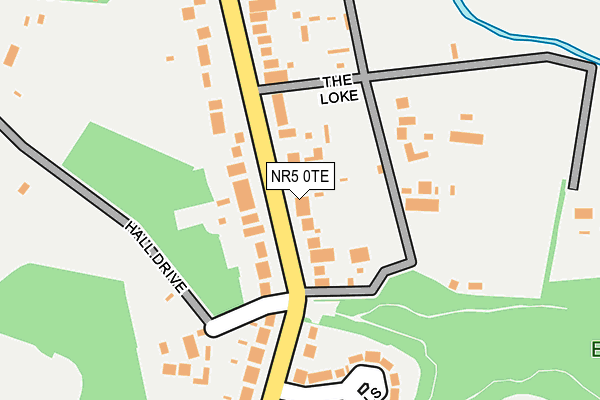 NR5 0TE map - OS OpenMap – Local (Ordnance Survey)